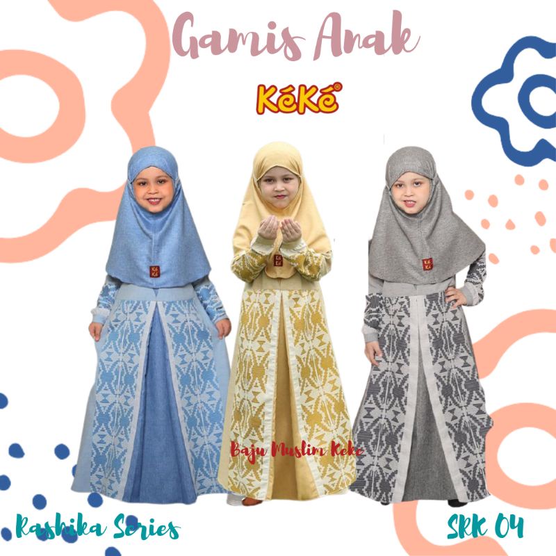 Gamis Anak Keke Diskon ~ Aalifa Series SRK 04 ~