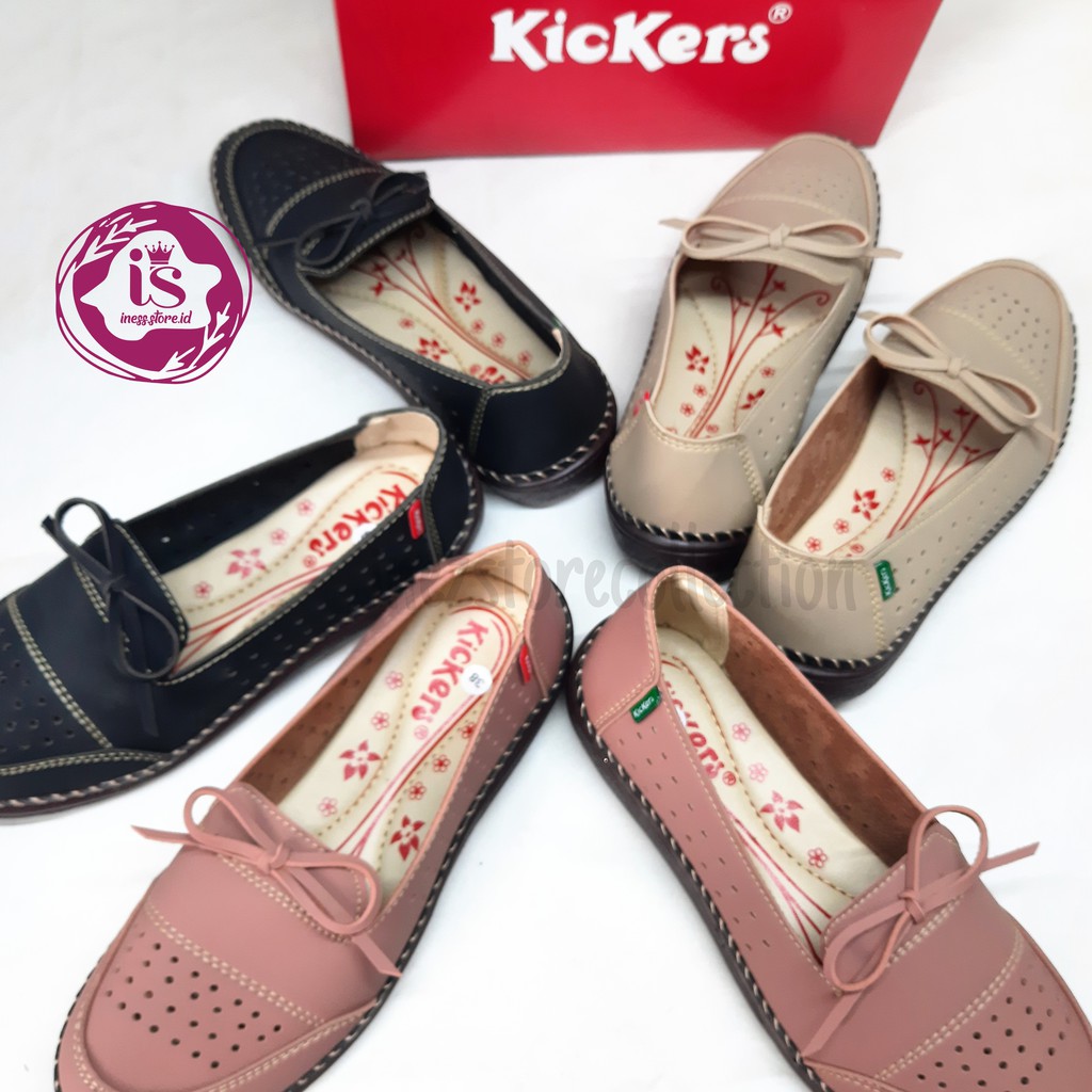 SEPATU WANITA SLIP ON KICKERS TERLARIS KODE SP7 MURAH BERKUALITAS