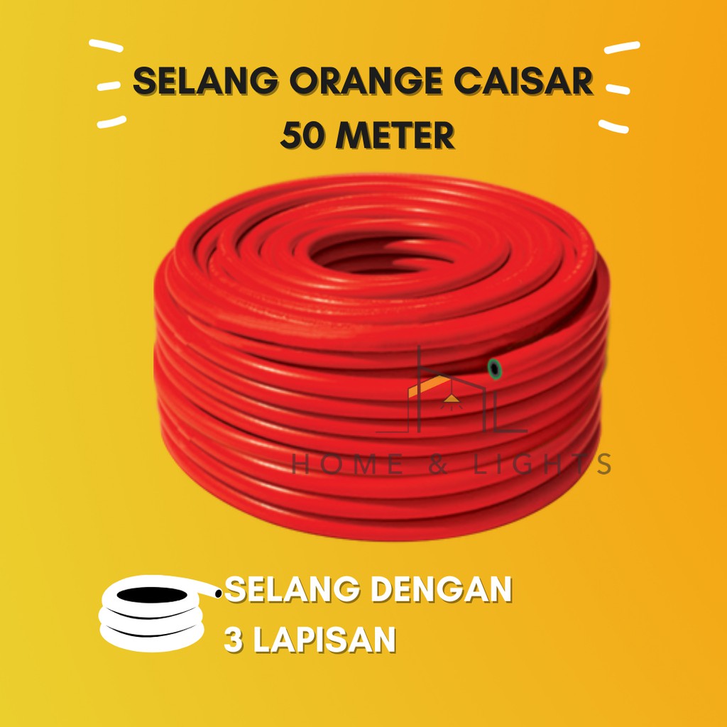 Selang Gas Orange Caisar / Selang LPG 50M