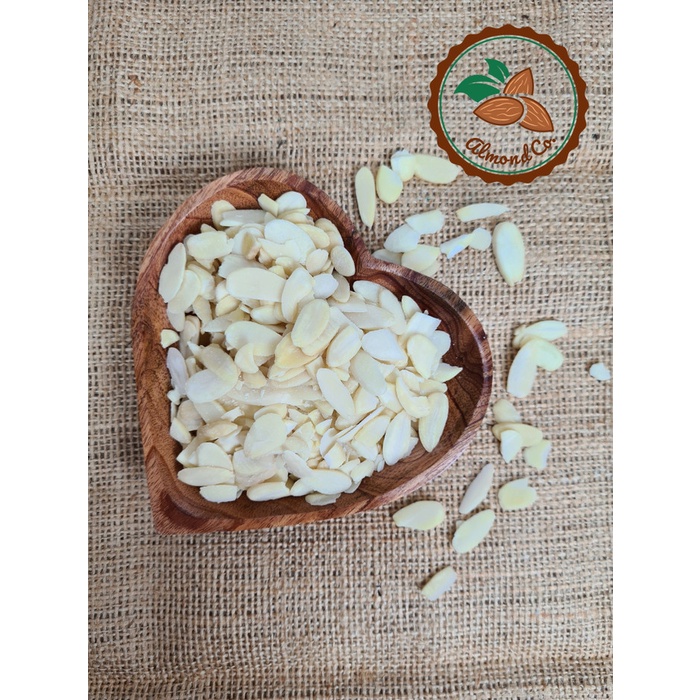 

504Oekho Kacang Almond Slice (Mentah) 500 Gr Blue Diamond 6J477iyfi