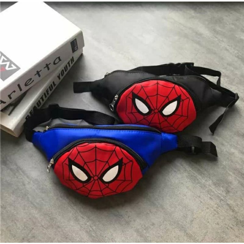 Tas SLempang C.america Avengers waistbag anak laki-laki karakter