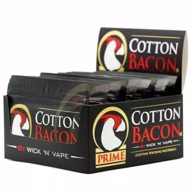 KAPAS VAPOOR VAPEE BACON PRIME COTTON TERMURAH BISA COD SELURUH INDONESIA