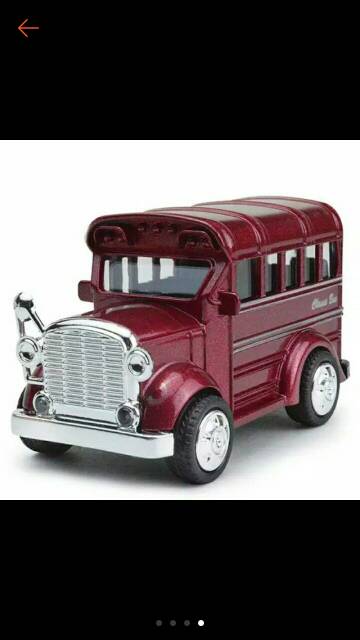 Miniatur bus mobil klasik