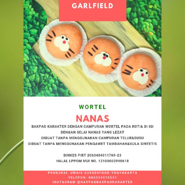 

Bakpao karakter nanas