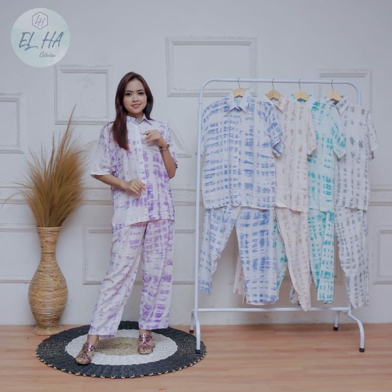 Setelan rayon celana panjang