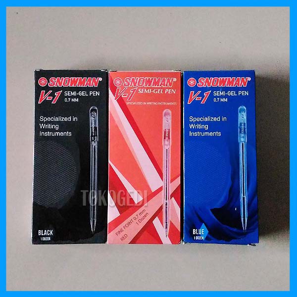 

TGD 1 DOZ PENA SNOWMAN V-1 GEL PEN TG0321A