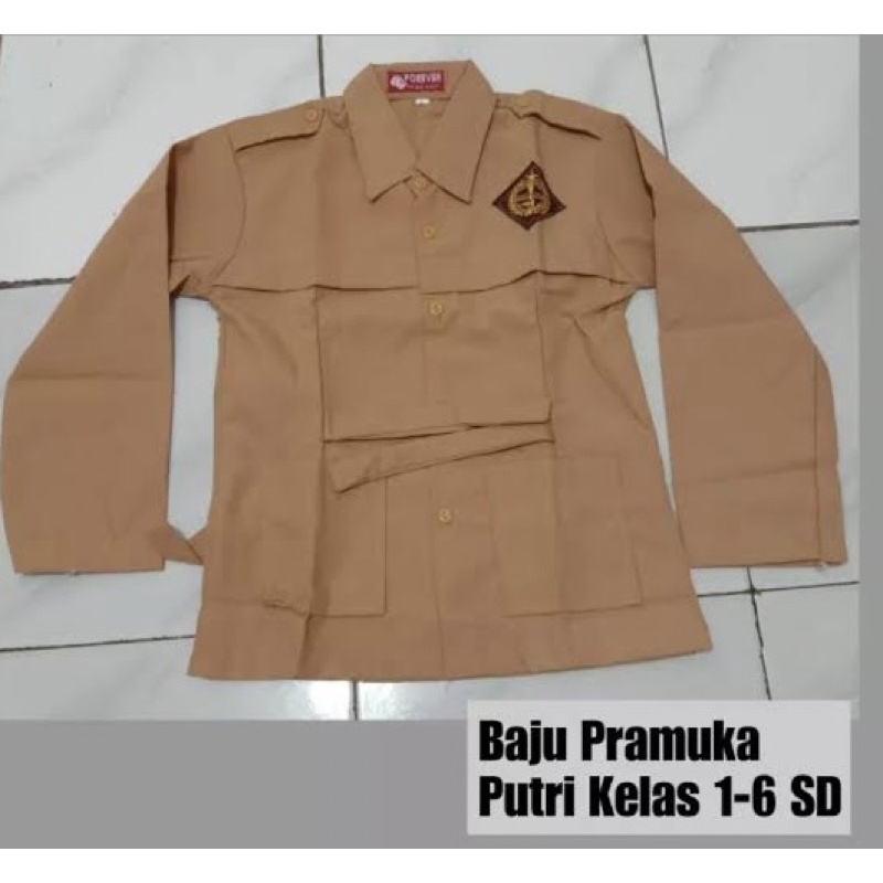 baju seragam pramuka SD/SMP