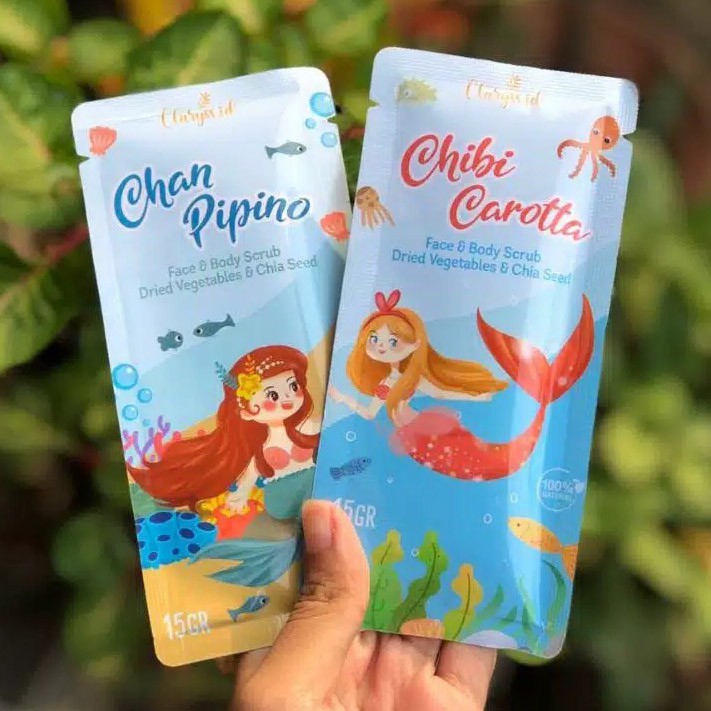 Claryss ID Face and Body Scrub Dried Vegetables & Chia Seed (15 gr)