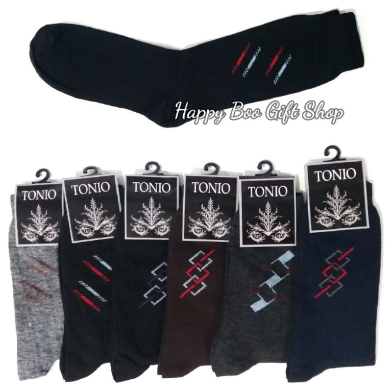 kaos kaki kantor tonio casual men socks high quality