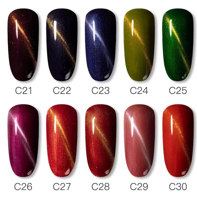 (01-20) ROSALIND Cat Eye Series Gel Nail Polish UV LED / Kutek / Cat Kuku