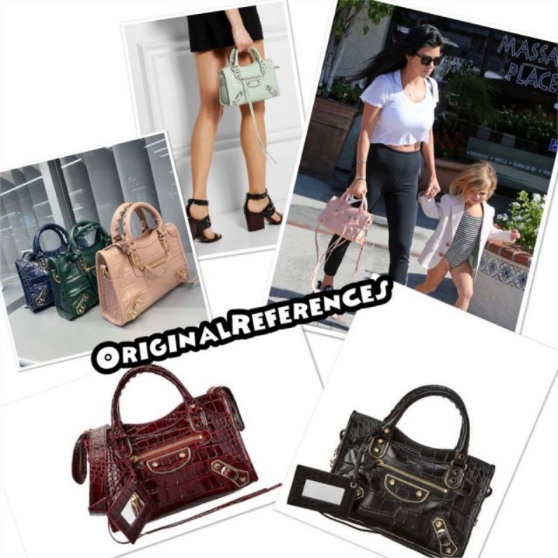 BALENCIAGA City Croc Ghw Small Bag