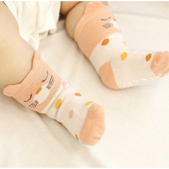 Kaos Kaki Panjang Cute Karakter Hewan / Kaos Kaki Panjang Anti Slip Anak 02