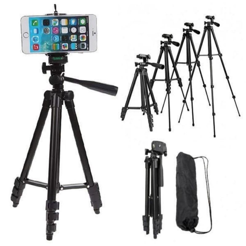 tripod 3120 tripod besar hitam tripod hp kamera 3120a black edition