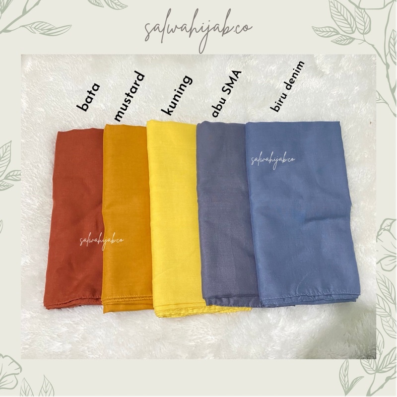 Kerudung Segi Empat Paris Voal // Paris Premium // Segi Empat Paris Polos
