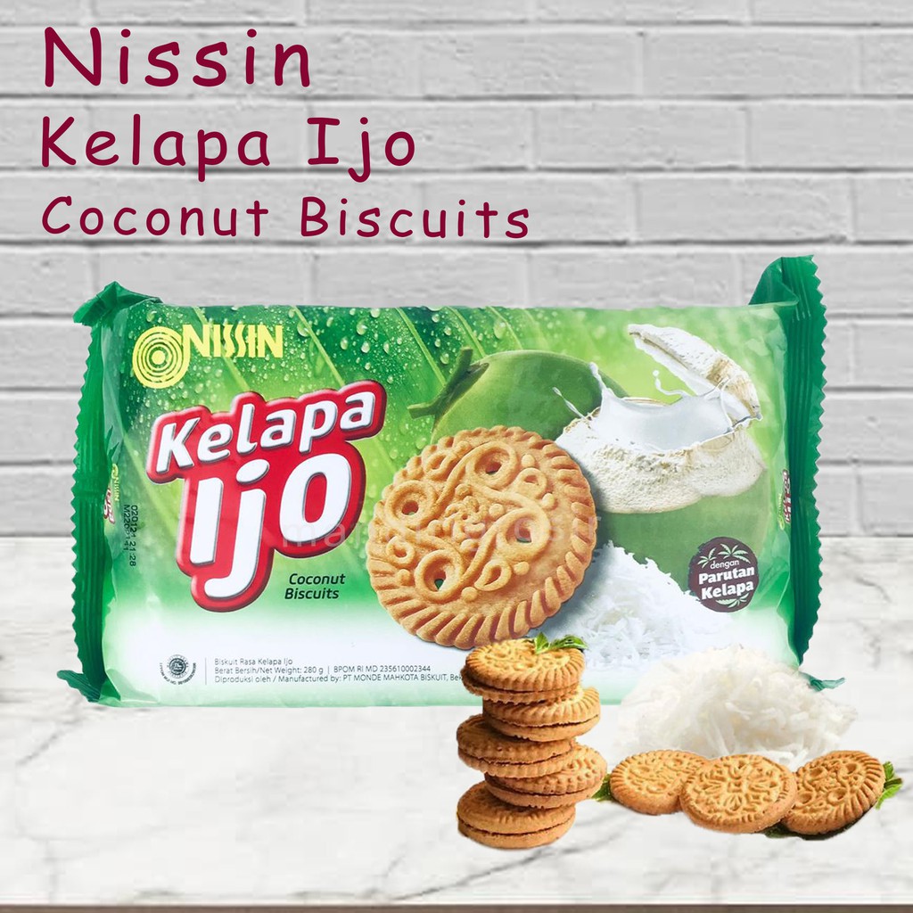 KELAPA IJO 280g *NISSIN * BISKUIT