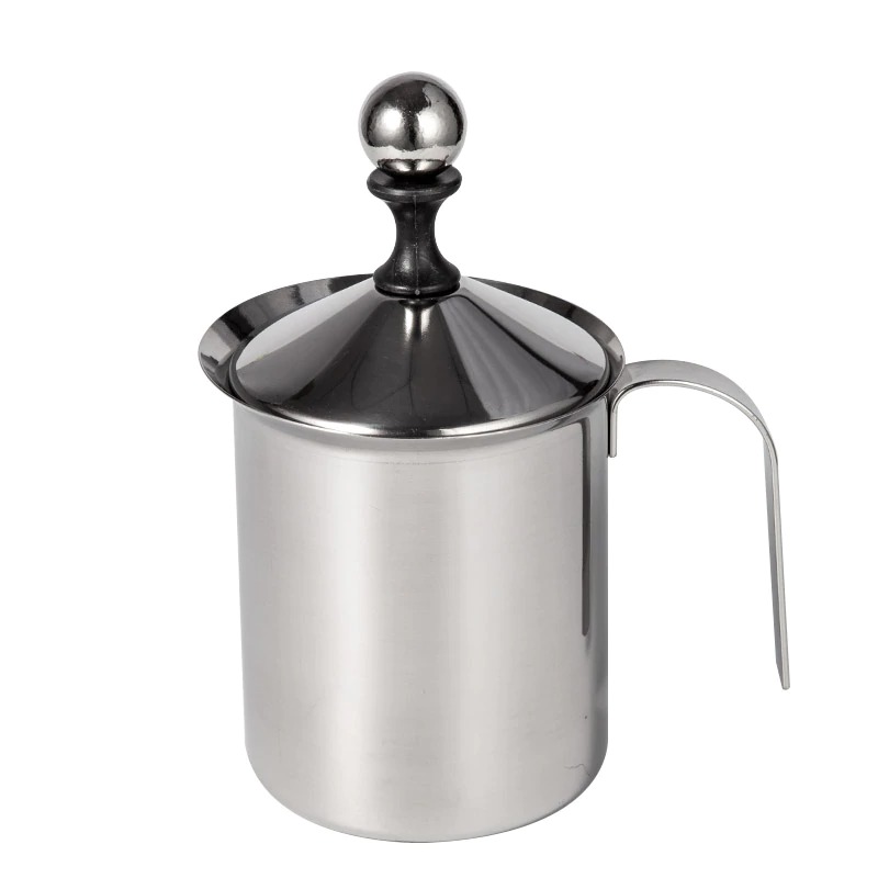 Gelas Kopi Espresso Latte Art Coffee Milk Frother Double Mesh 800ml