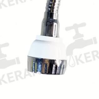 INDOKERAN - Kran Angsa Fleksibel Putih - 1/2 Inch - High Quality