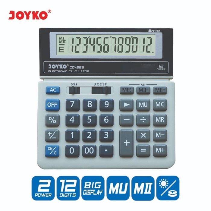 

Calculator Kalkulator Joyko CC-868 12 Digits