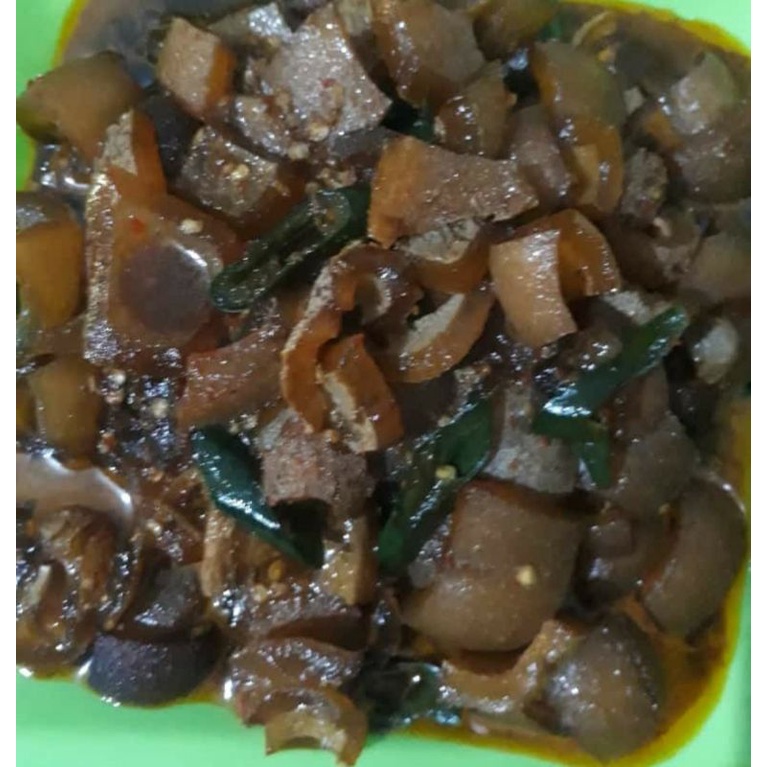 

tumis kikil cabe ijo
