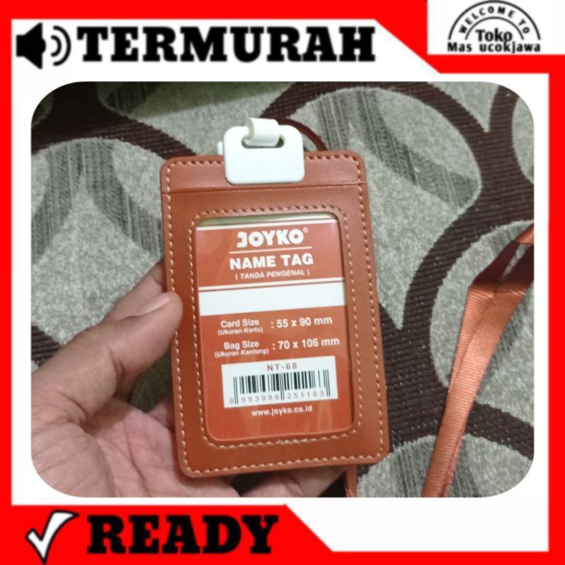 

Name Tag ID Card Holder COKLAT