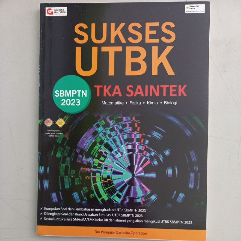 BUKU SUKSES UTBK SBMPTN 2023 TES SAINTEK