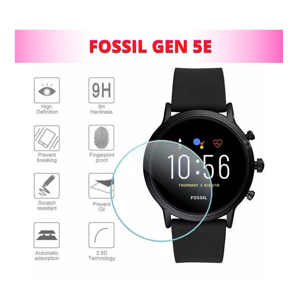 ANTI GORES FOSSIL WATCH GEN 5E - TEMPERED GLASS PROTECTION - SCREEN GUARD KACA FOSSIL WATCH GEN 5E 5