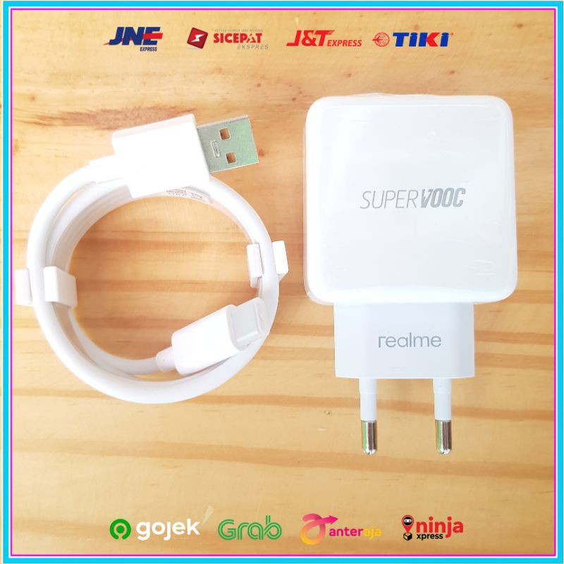 Charger Fast Charging Realme SUPER VOOC ORIGINAL 100% USB C ORI 5V 4A