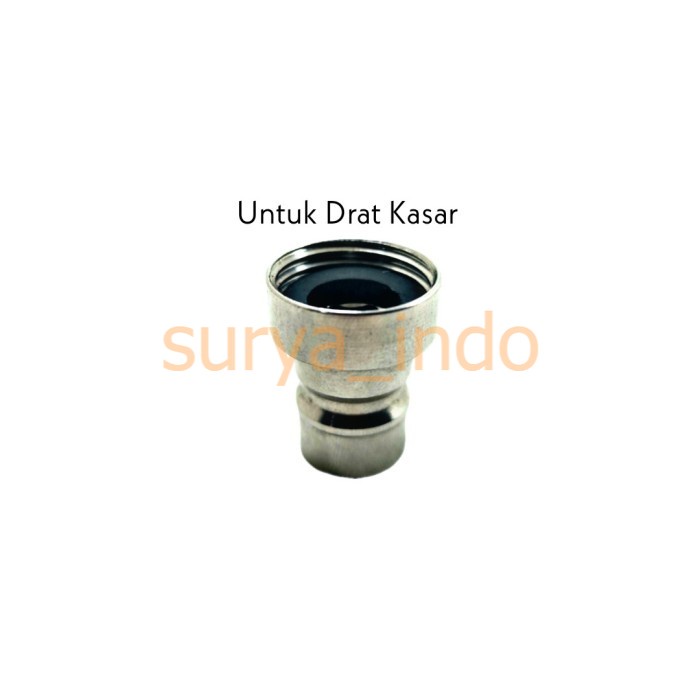 UJUNG KRAN AIR 1/2&quot; STAINLESS CUCUT KERAN SAMBUNGAN SELANG MESIN CUCI