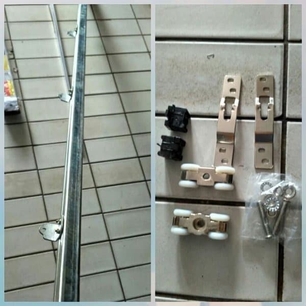 RELL PINTU J3 180CM/RELL PINTU DORONG PINTU GANTUNG/PINTU GESER/PERLENGKAPAN PINTU