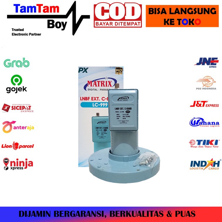 LNB C Band Single Out Matrix LC-999 1 Satelit 1 Receiver Parabola