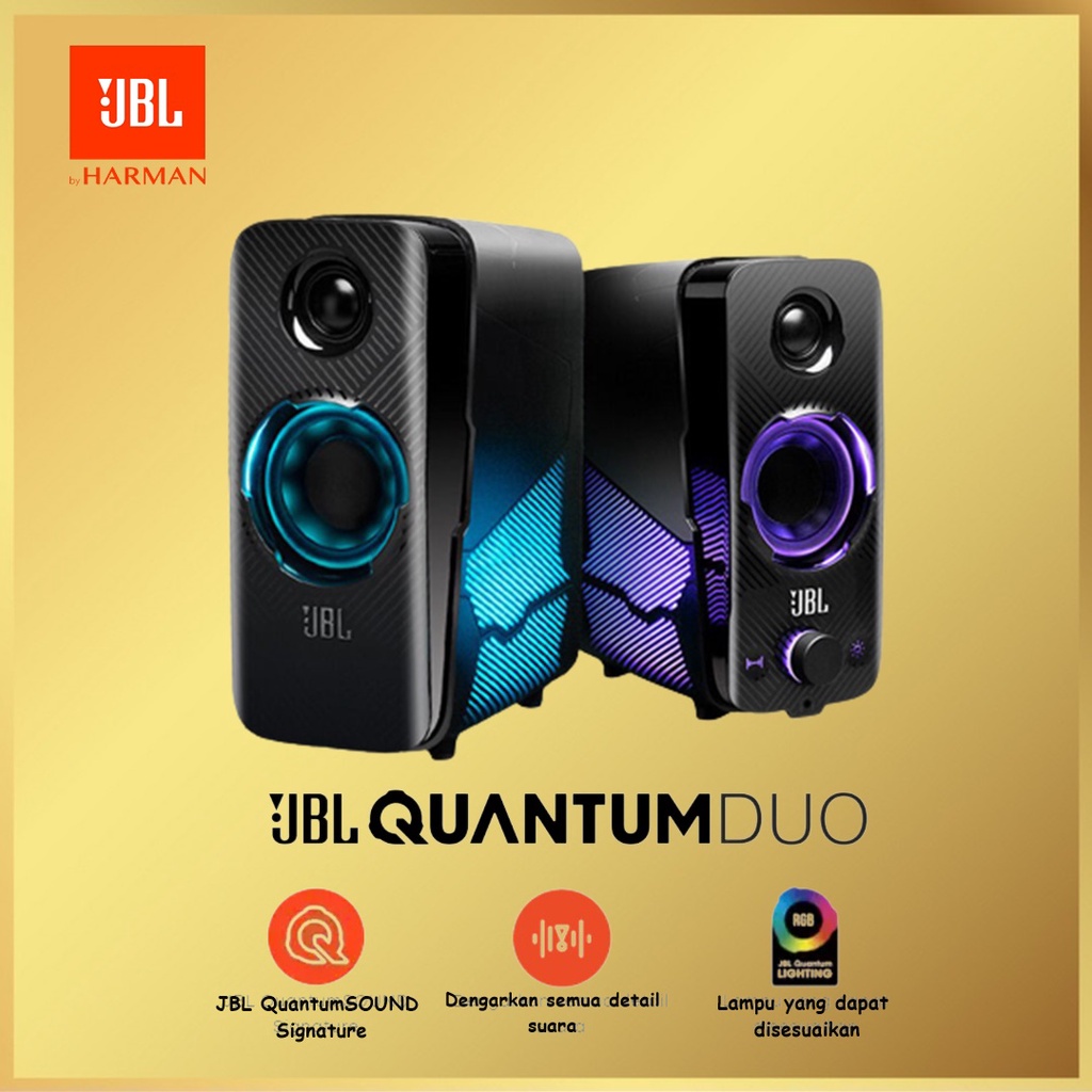 JBL Quantum Duo Speaker PC Gaming With RGB QuantumDuo