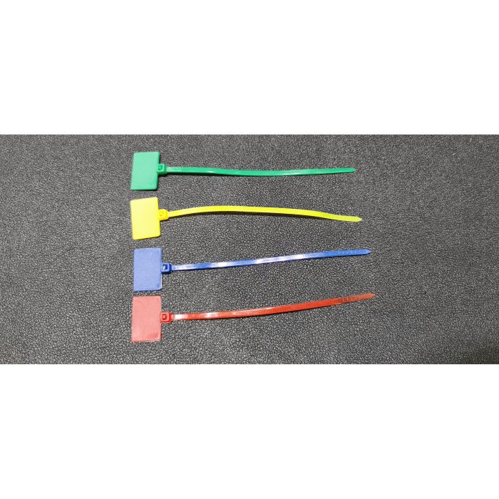 

PEREKAT-PENGIKAT- MAKER TIE 3 WARNA PANDA 10CMX3MM PENGIKAT KABEL LABEL /CABLE TIES -PENGIKAT-