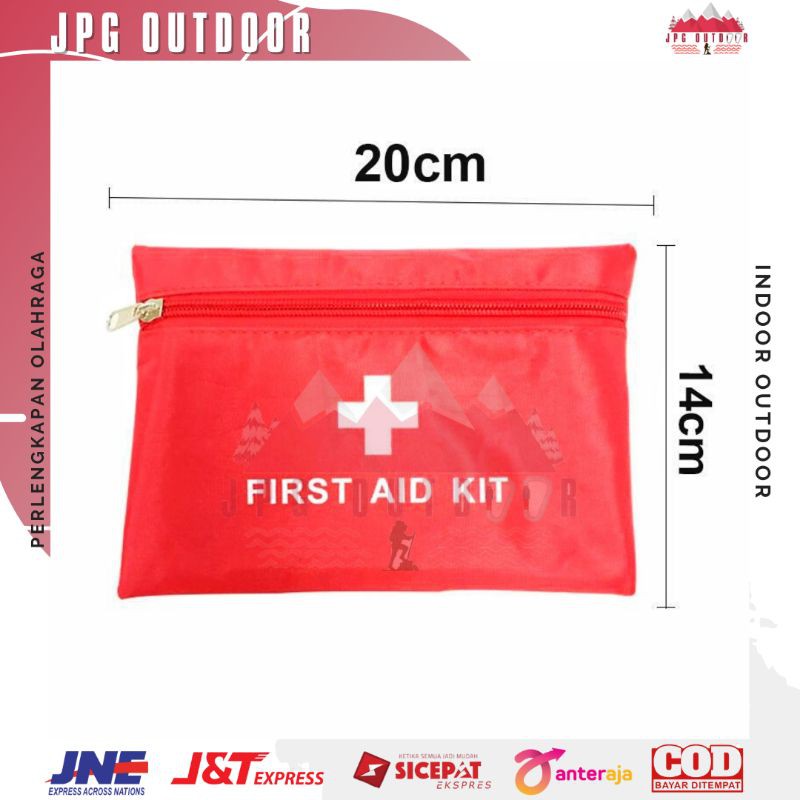 Kotak Tas Obat P3K First Aid Kit P3K 13 in 1 Emrgency Survival