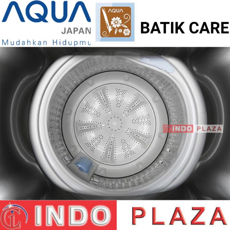 MESIN CUCI 1 TABUNG 8 Kg / 8Kg AQUA AQW-810DD BATIK CARE