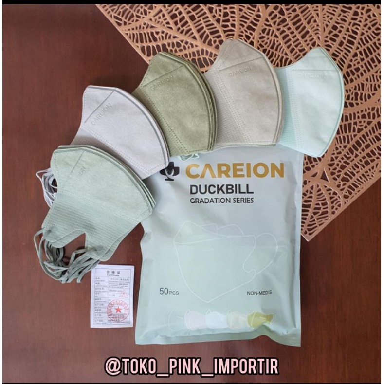 MASKER DUCKBILL CAREION FULL COLOUR GRADATION SERIES | MASKER DUCKBIL DB MIX WARNA EMBOSS CAREION WEMAZE CAREINDO YNB WARNA PACK ISI 50 | DUCKBILL MOUSON MIX WARNA | DUCKBILL WEMAZE MIX WARNA ISI 50