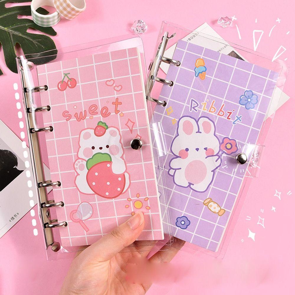 Mxbeauty Loose-leaf Notebook 100lembar Kreativitas Alat Tulis Sekolah Kartun Notebook Perlengkapan Kantor Menulis Pad Handbook