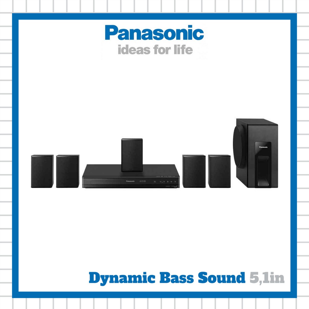 HOME THEATER PANASONIC 5.1CH SC-XH105LJ-K 300 Watt KHUSUS GOJEK