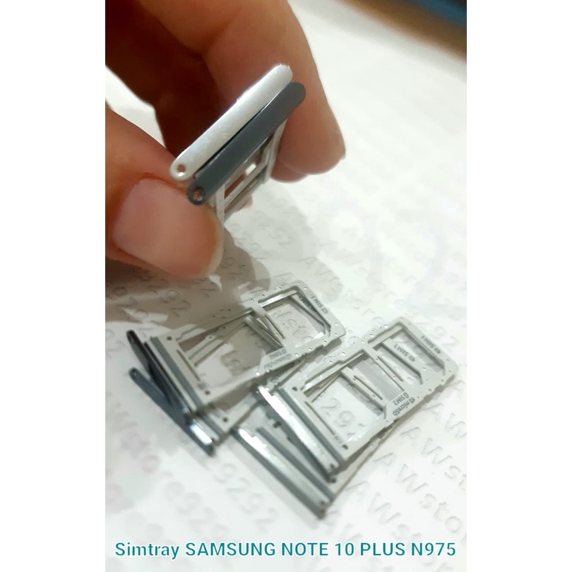 Slot Tempat Dudukan Kartu Simcard Sim Card Lock Simtray Sim Tray SAMSUNG NOTE 10 PLUS - N975