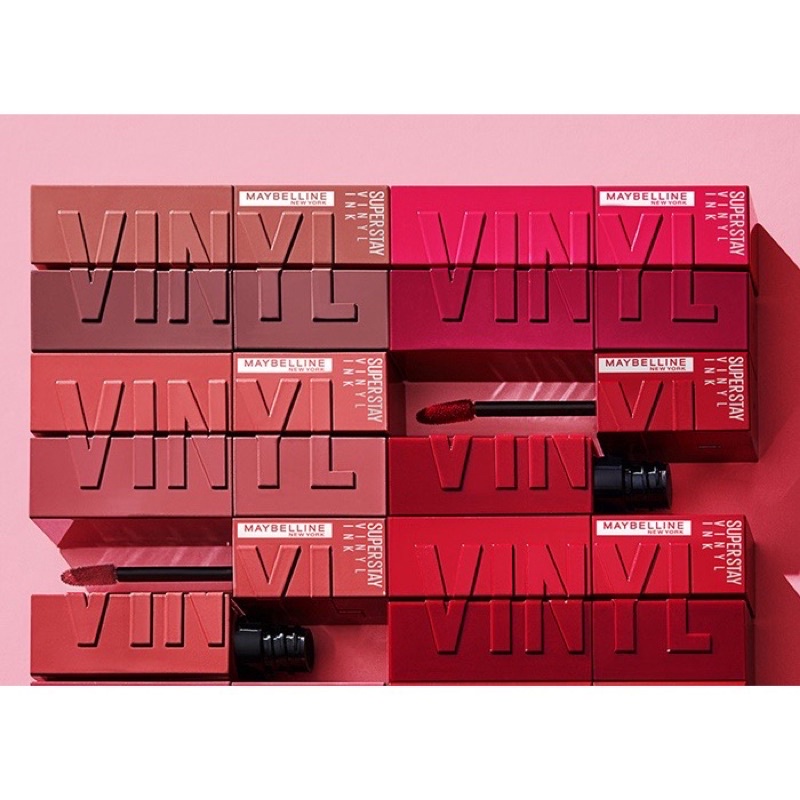 Maybelline Superstay Vinyl Ink - Liquid Lipstik Lipstick Make Up Lip