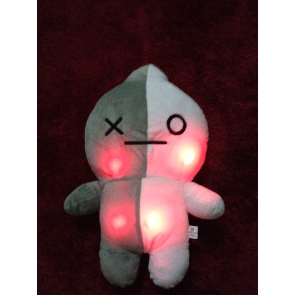 Boneka Korea Cute Baby Face Sitting KPOP dapat Menyala Terdapat Lampu LED Glow