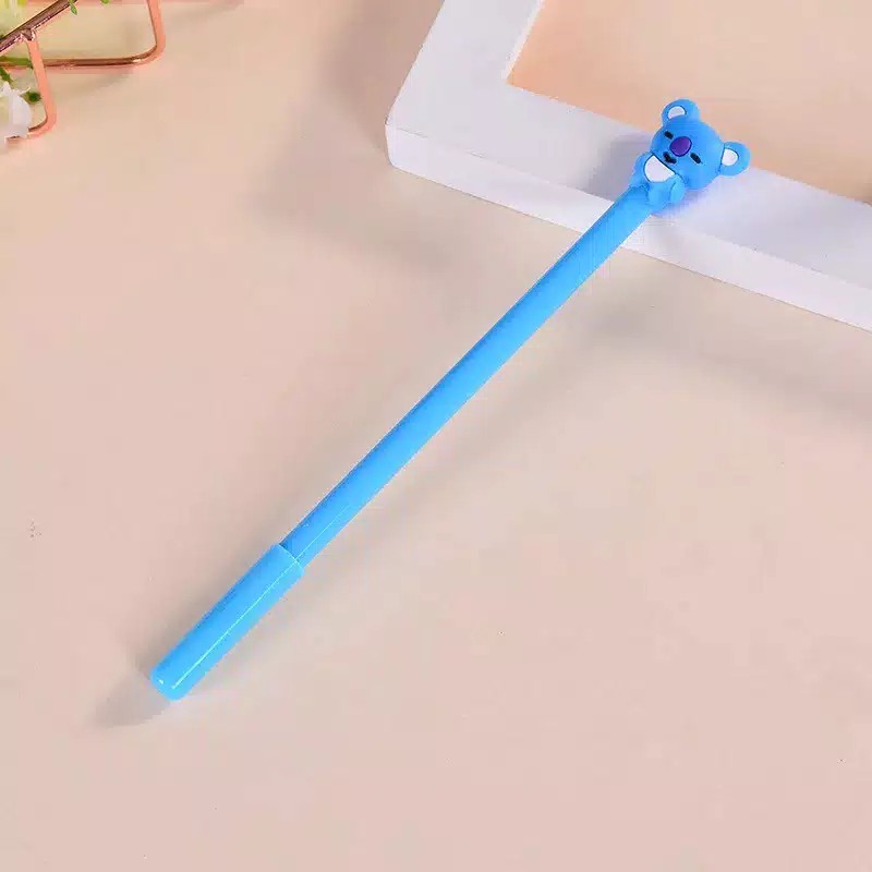 [Premium Store] Pulpen BT21 / Pulpen Karakter BTS / Pena Army Bts / Koleksi Bts / Pena Bt21 / Pulpen Cair Gel Unik Karakter-KOYA