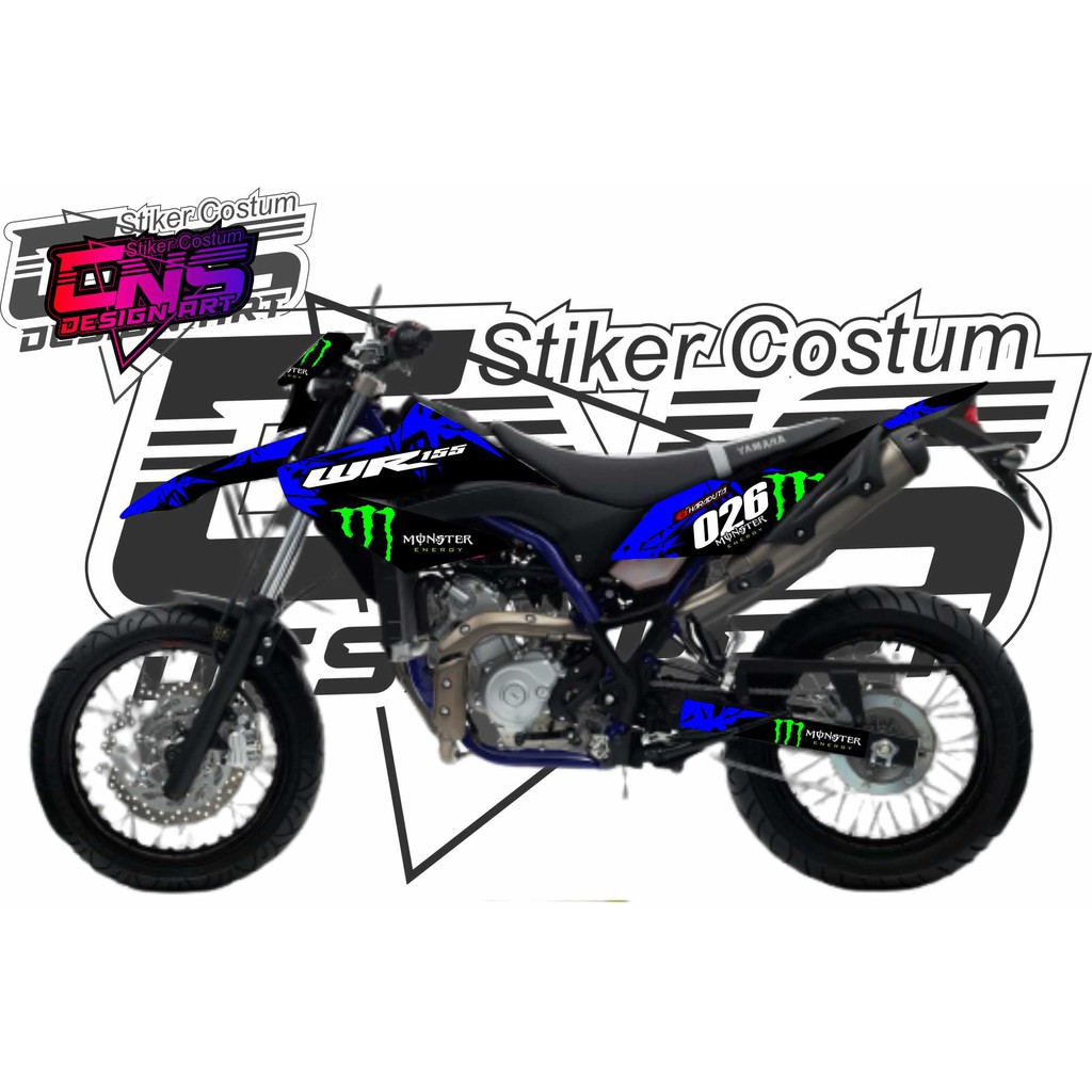 stiker decal wr155 / sticker decal yamaha wr155 costum