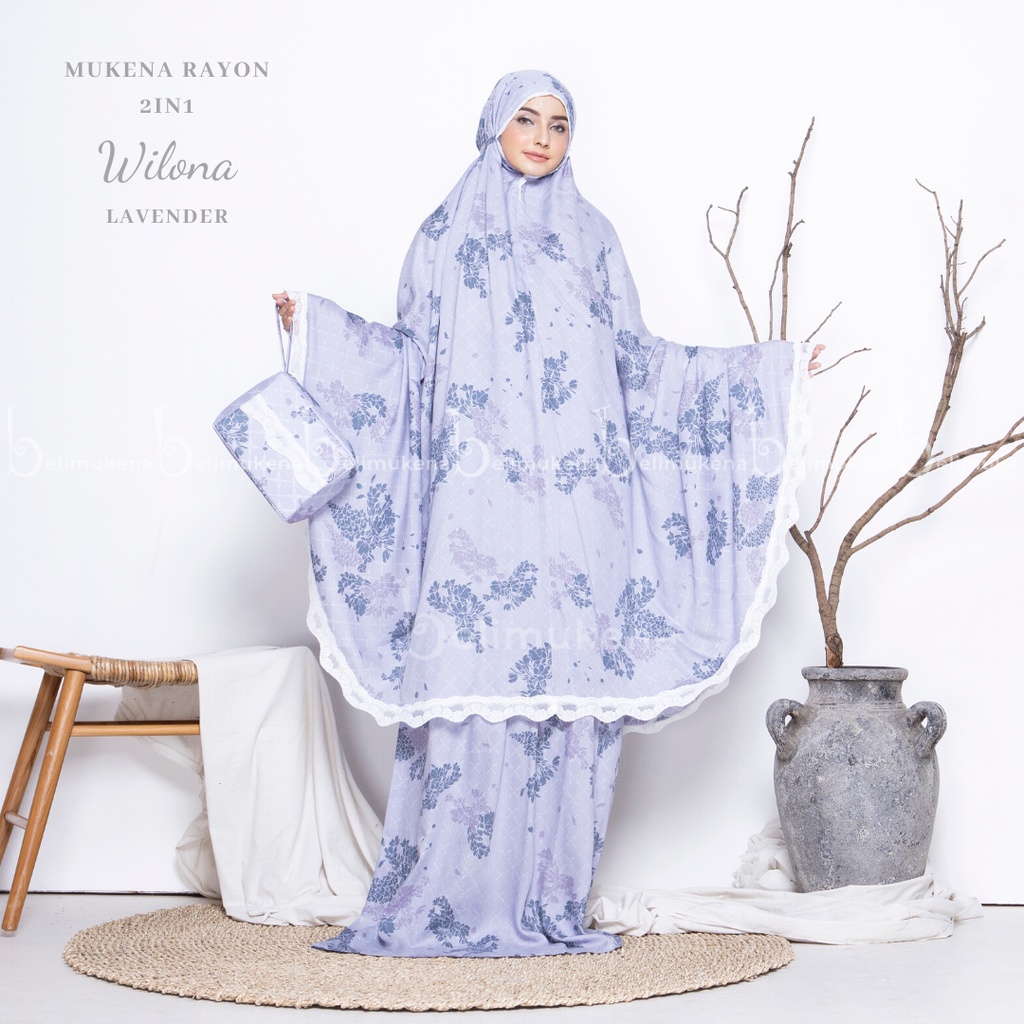 Mukena Dewasa Rayon Traveling 2in1 Wilona