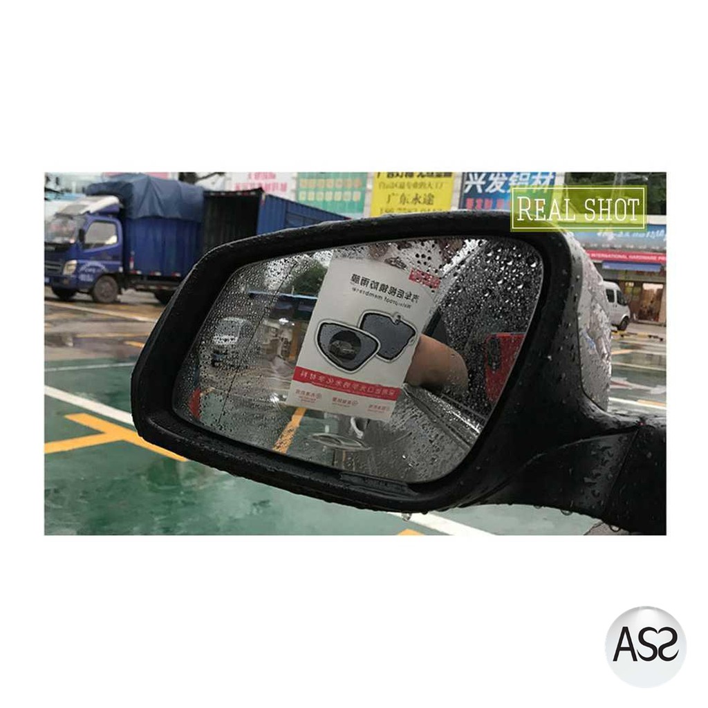 ASS Shop - NewBee Sticker Oval Kaca Spion Rainproof Waterproof 2 PCS - TY353194