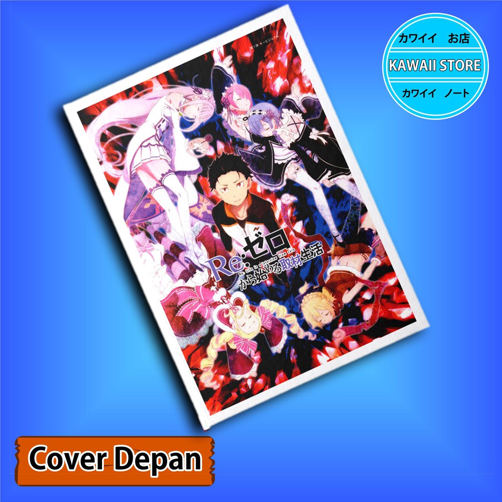 

Notebook / Pocket book Hard Cover Anime Re Zero KODE B uk A5 & A6 / Notes Book
