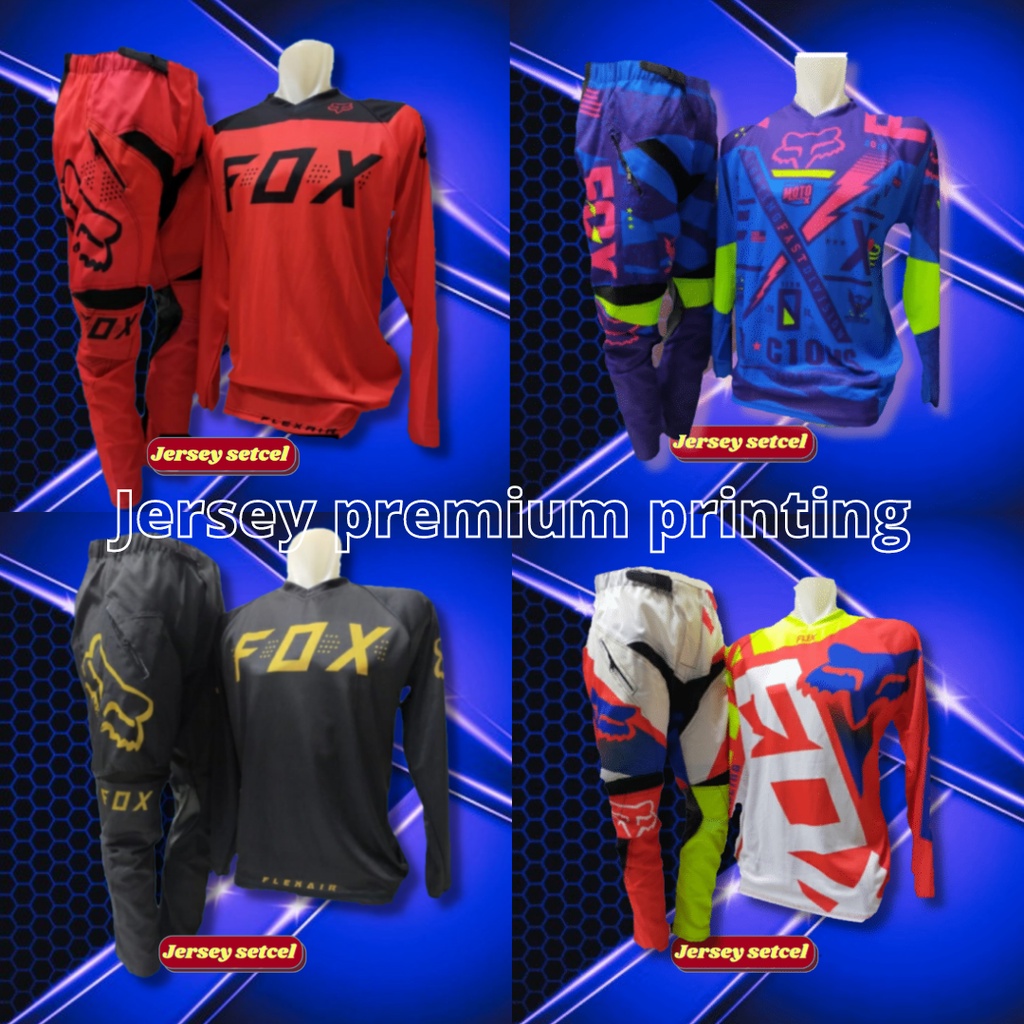 JERSEY TRAIL CROSS DEWASA Set baju trail Cross dan Celana trail ADVENTURE Satu set