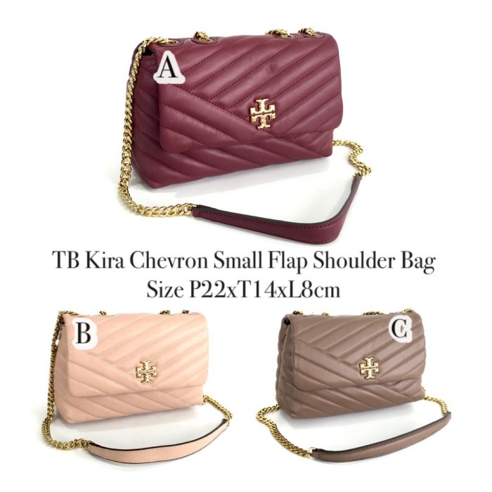 Shoulder Bag Tory Burch Kira Chevron small Flap