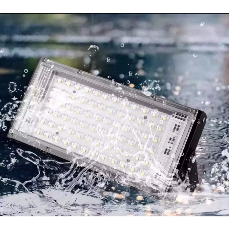 WSELLER- Lampu Sorot Led 50 Watt 66 led Floodlight 50W Lampu Tembak 50 Watt Lampu Taman Led 50W