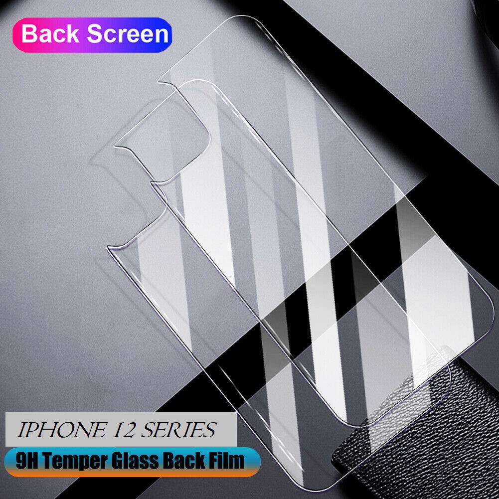 CLEAR Tempered glass BELAKANG IPHONE 14 PRO MAX / 14 PRO / 14 PLUS / 14 / 13 PRO MAX / 13 PRO / 13 MINI / 13 / 12 PRO MAX / 12 PRO / 12 MINI / 12