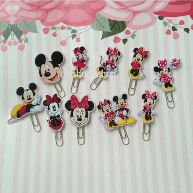 

BOOKMARK / PAPERCLIP / PAPER CLIP LUCU / PAPERCLIP MICKEY MOUSE